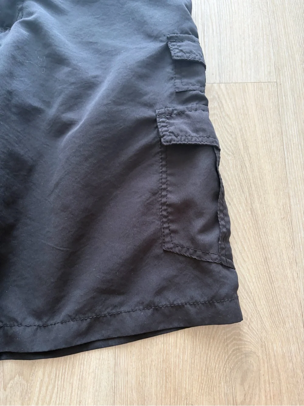 Plugg Black Men's Cargo Shorts with Multiple Pockets